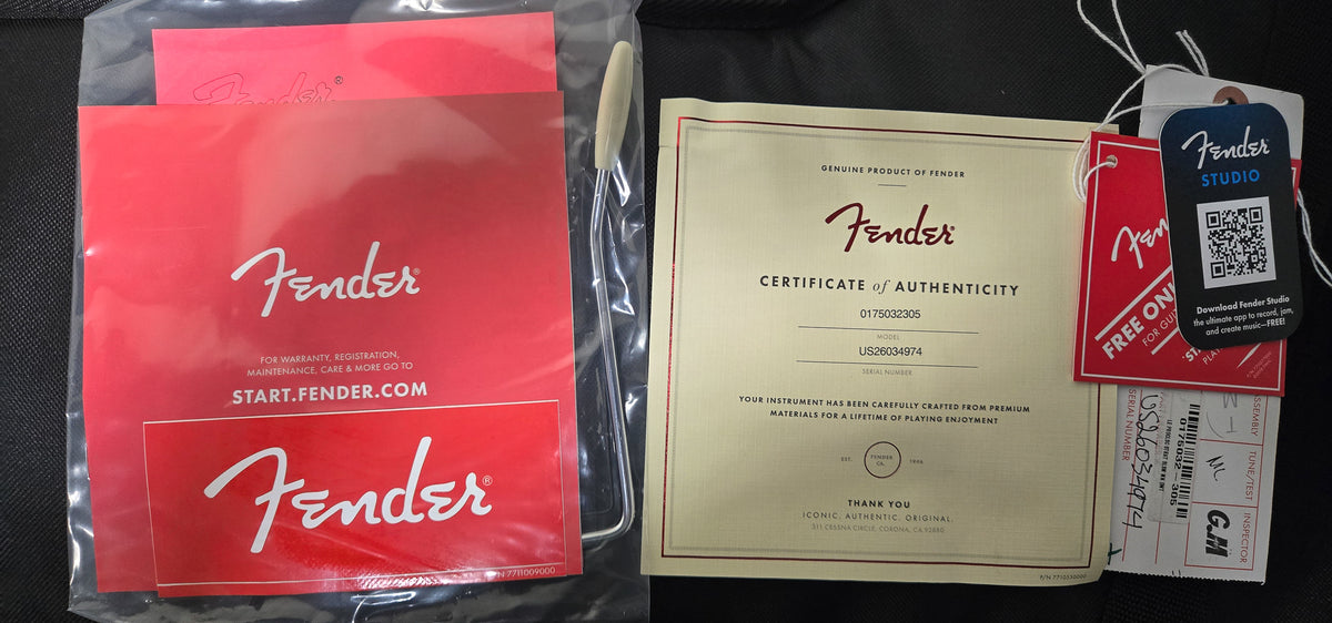 Fender Limited Edition American Professional Classic Stratocaster featuring the Fender Silent System, Maple Fingerboard, Olympic White (974)