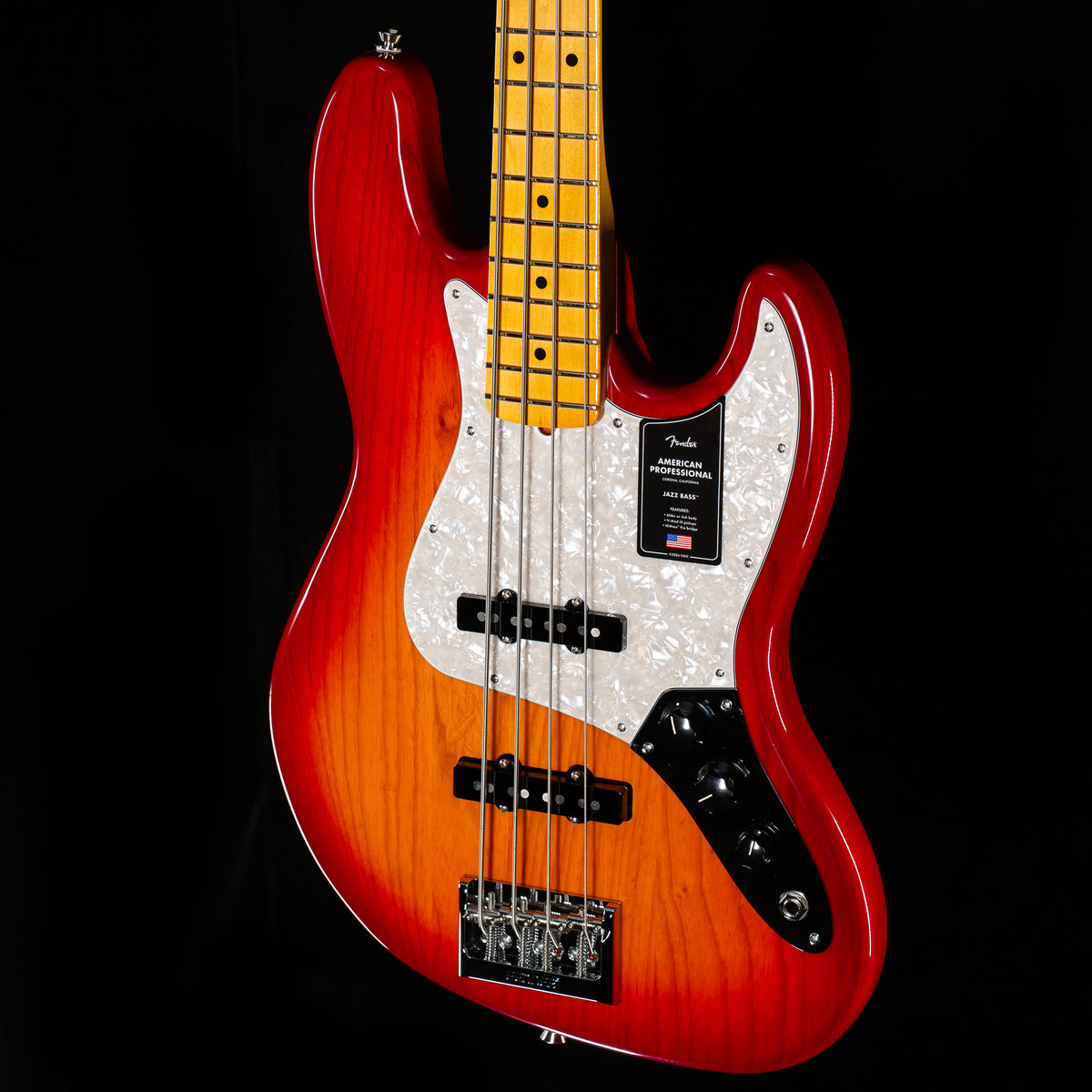 Fender American Professional Jazz Bass Aged Cherry Burst (094)