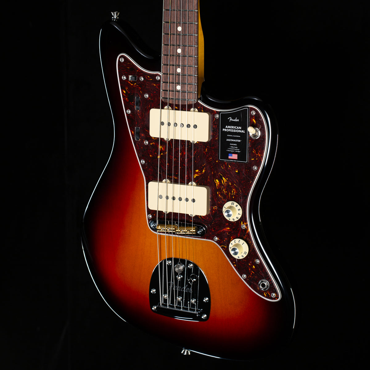 Fender American Professional Jazzmaster Rosewood Fingerboard 3-Color Sunburst (560)