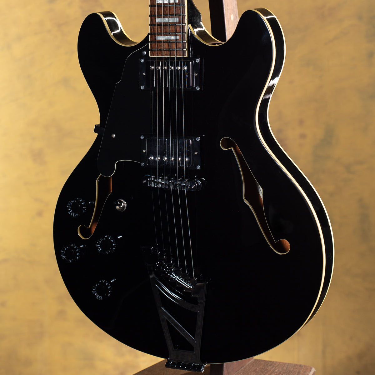 D'Angelico Premier DC Black Left Handed