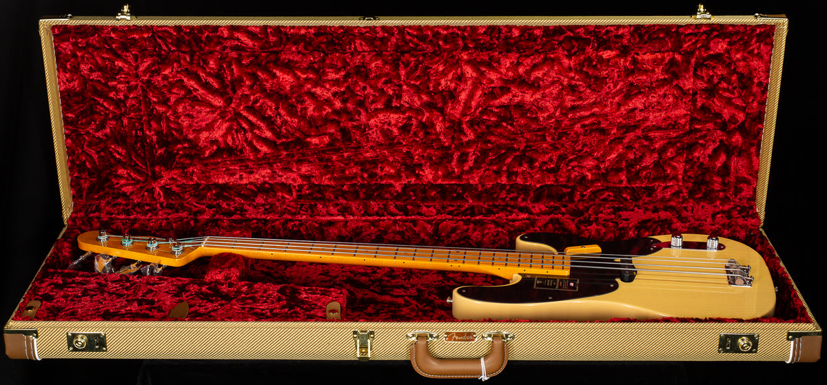 Fender 75th Anniversary American Vintage II 1951 Precision Bass Maple Fingerboard Butterscotch Blonde (036)