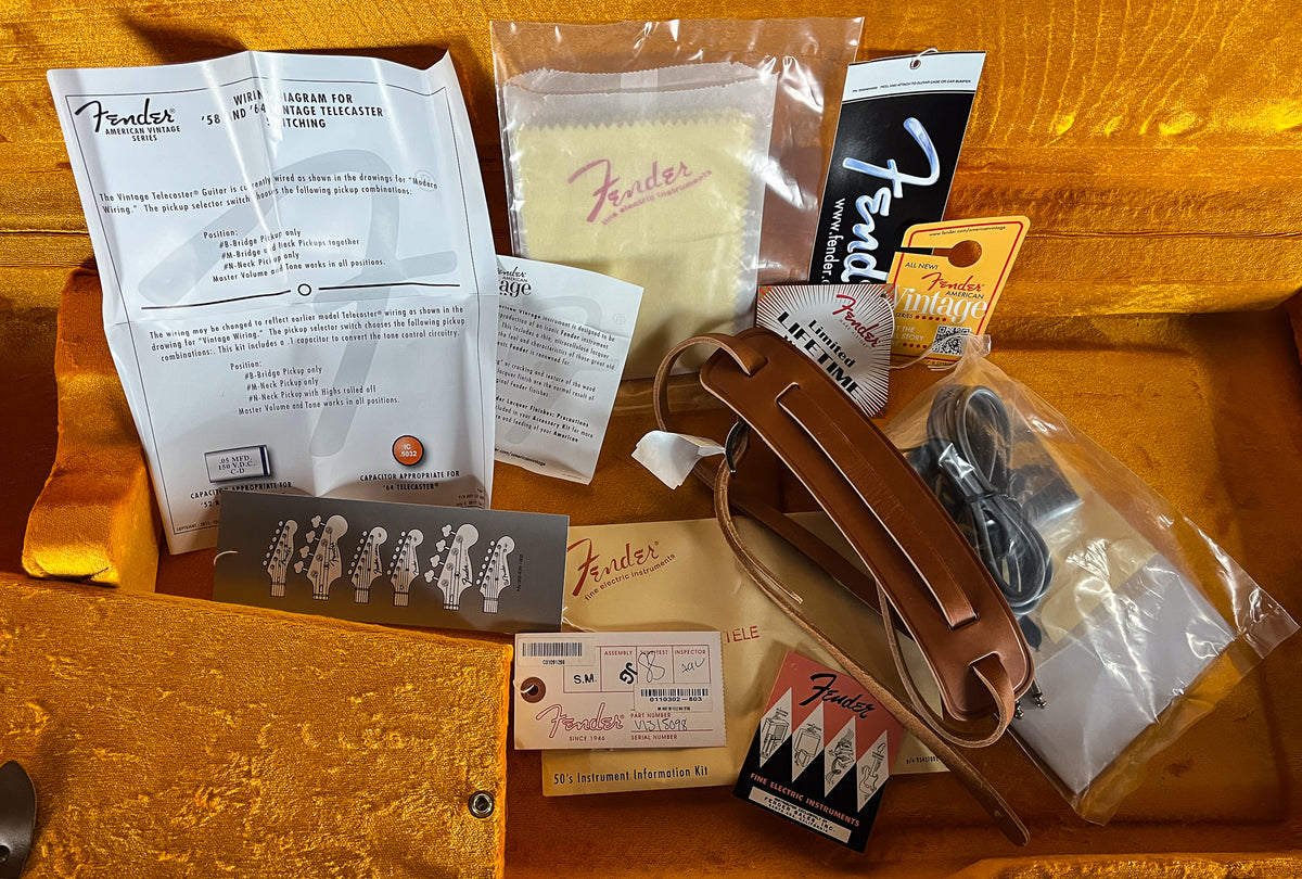 2013 Fender American Vintage &#39;58 Telecaster 2-Tone Sunburst