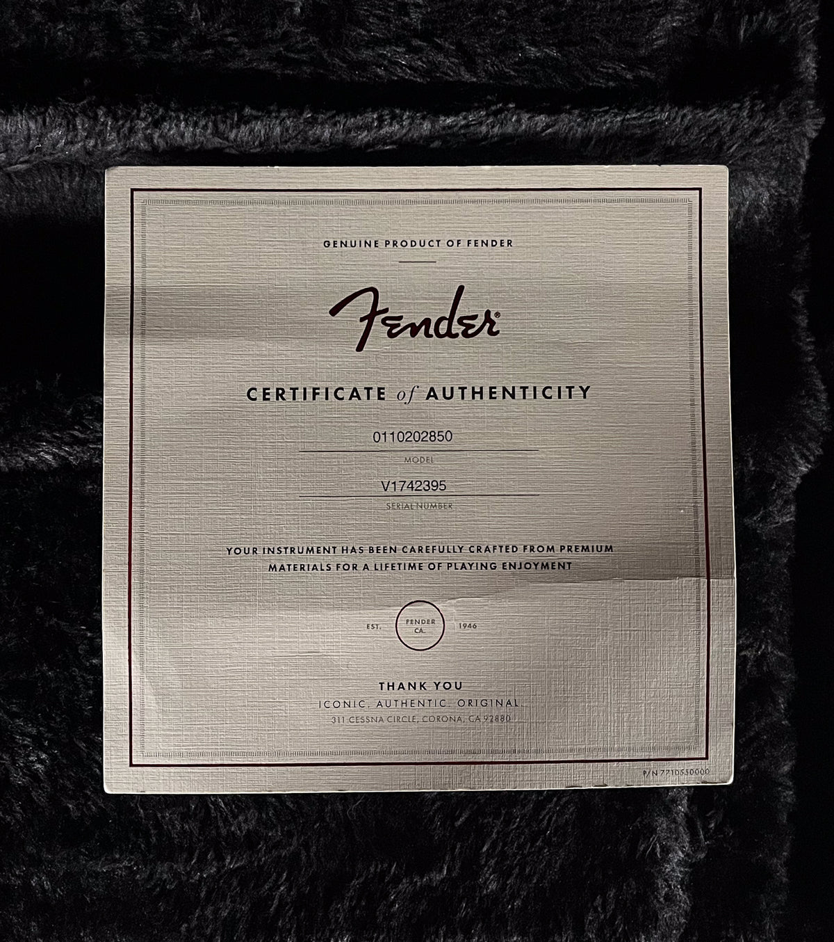 2017 Fender American Vintage &#39;52 Telecaster Underwood Aged