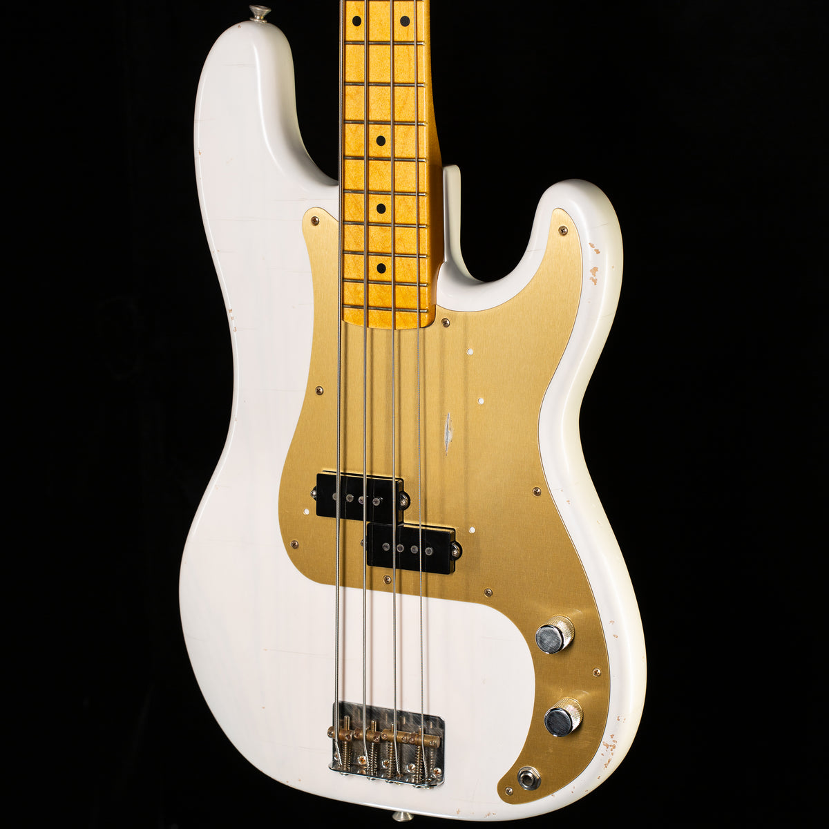 Fender American Original '50s Precision Bass Maple Fingerboard White Blonde New Old Stock