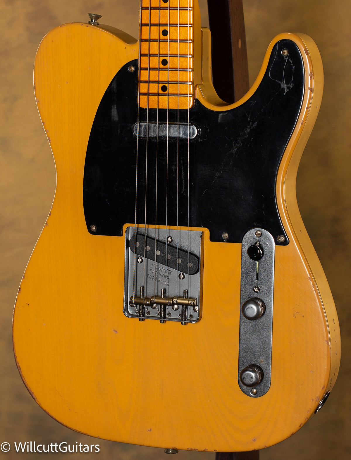 2022 Fender American Vintage II 1951 Telecaster Maple Fingerboard Butterscotch Blonde Underwood Aged
