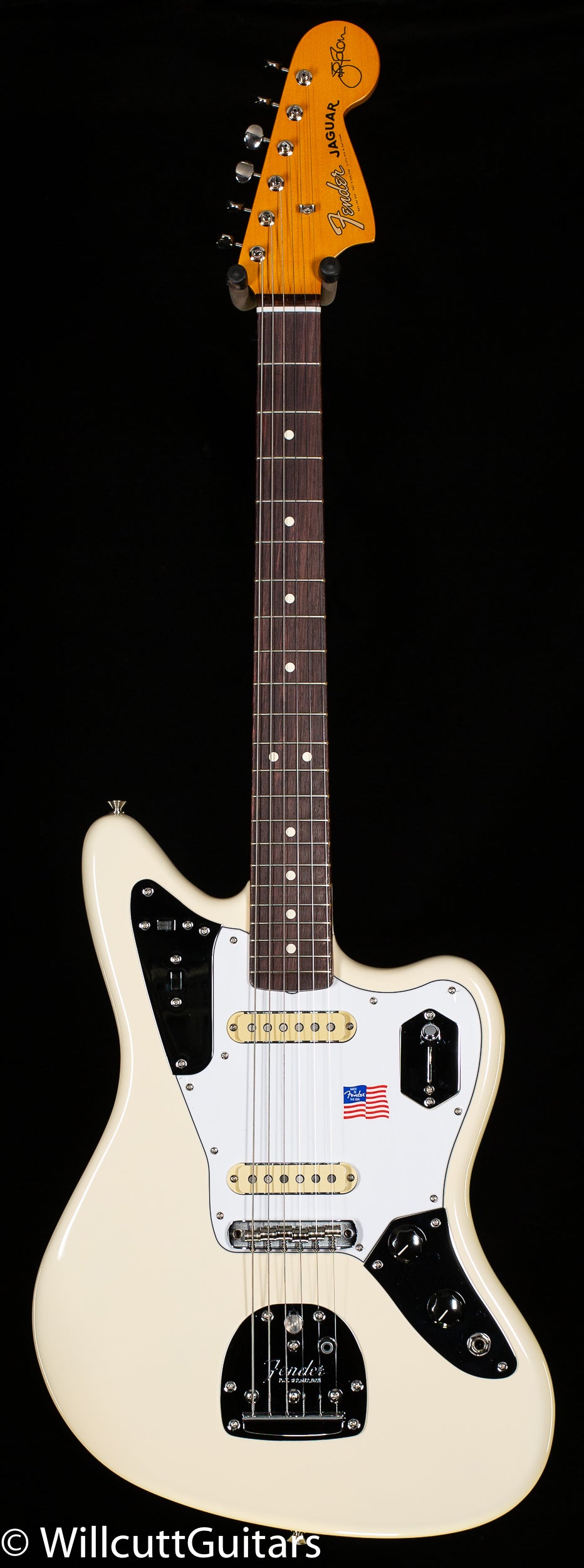 Fender Johnny Marr Jaguar Rosewood Fingerboard Olympic White (722)