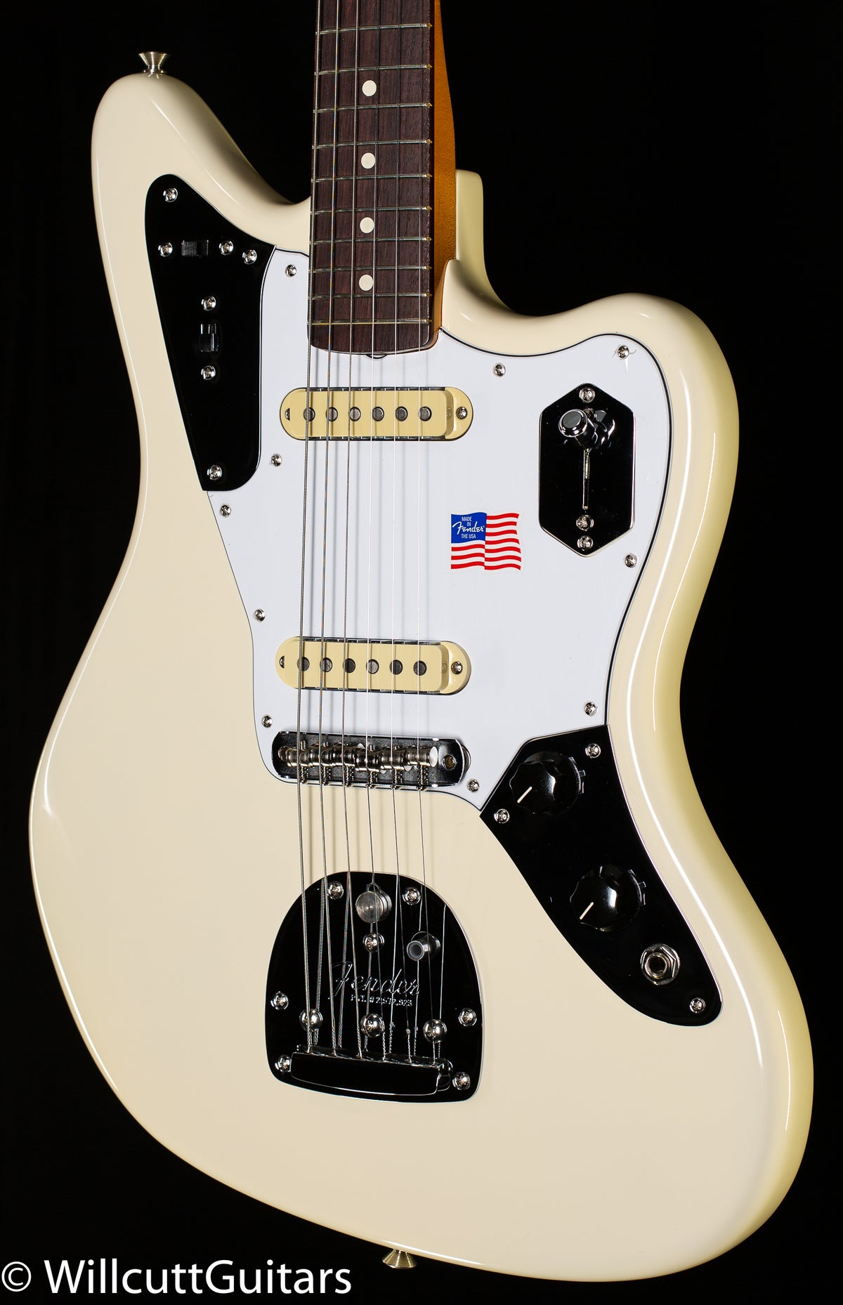 Fender Johnny Marr Jaguar Rosewood Fingerboard Olympic White (722)