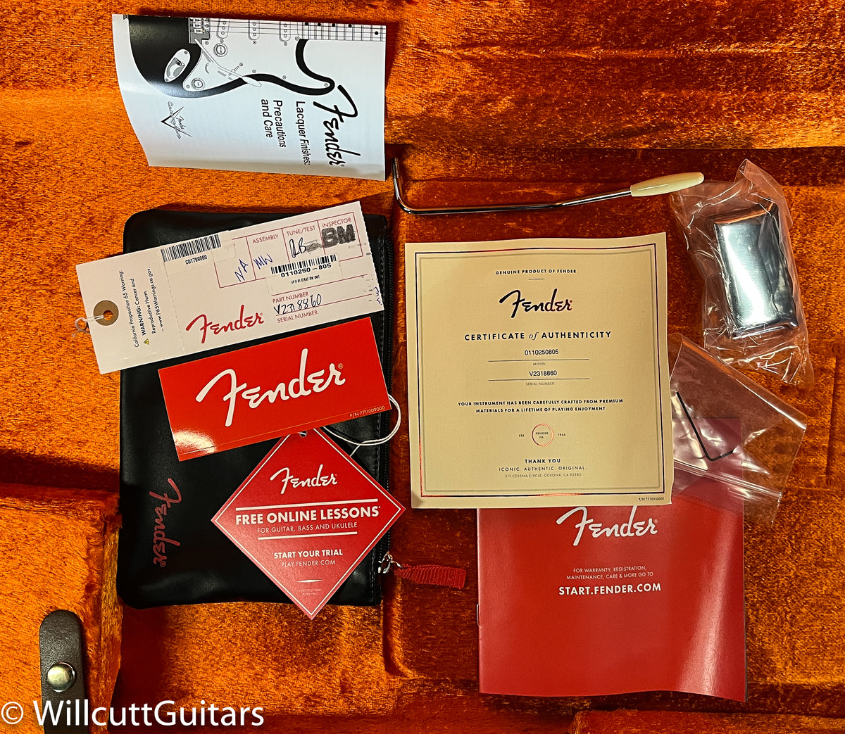 Fender American Vintage II 1961 Stratocaster Rosewood Fingerboard Olympic White (860)