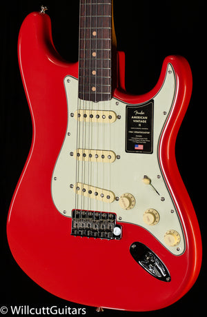 Fender American Vintage II 1961 Stratocaster Rosewood Fingerboard, Fiesta Red (748)