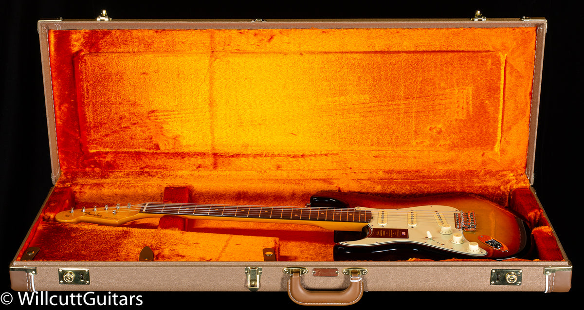 Fender American Vintage II 1961 Stratocaster Rosewood Fingerboard 3-Color Sunburst Lefty (232)