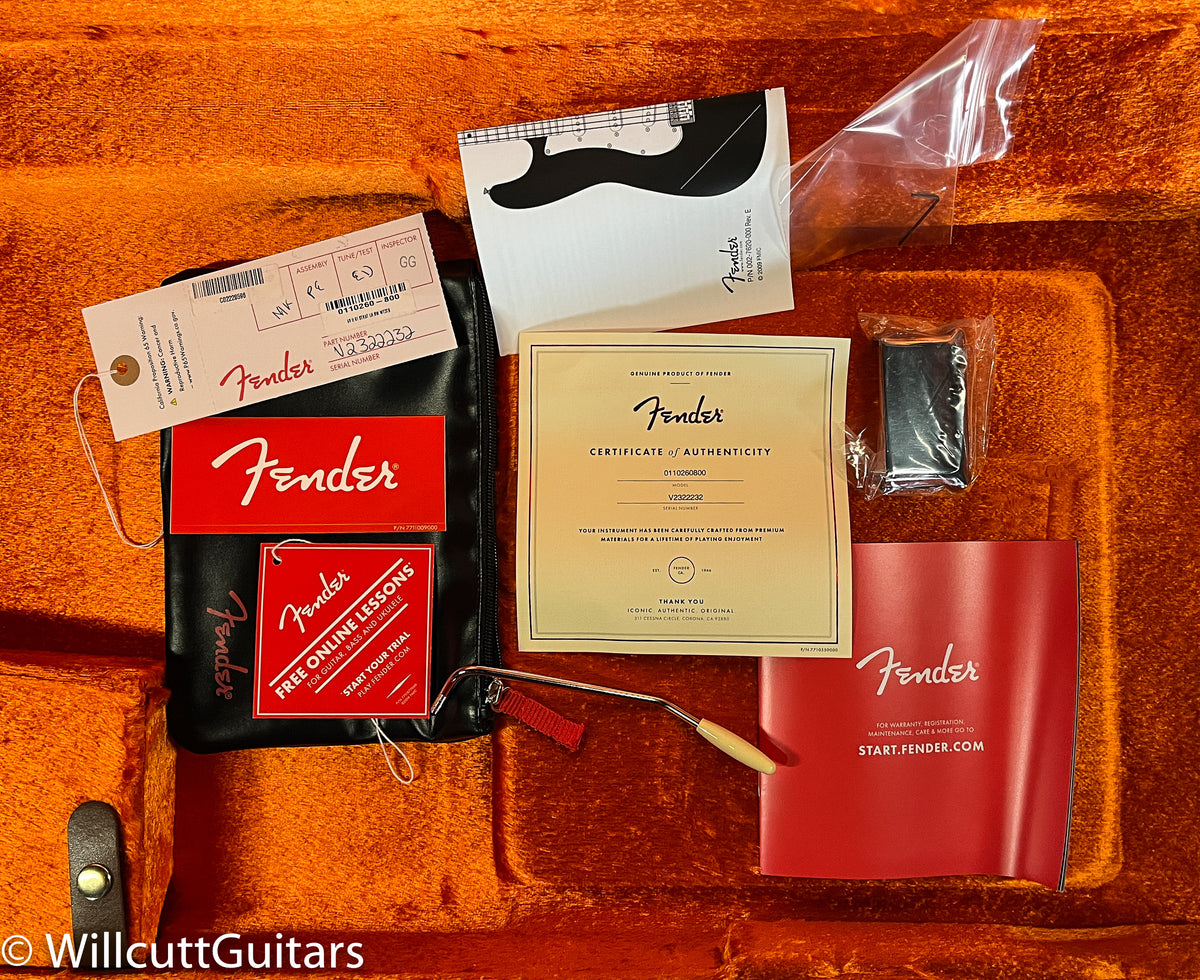 Fender American Vintage II 1961 Stratocaster Rosewood Fingerboard 3-Color Sunburst Lefty (232)