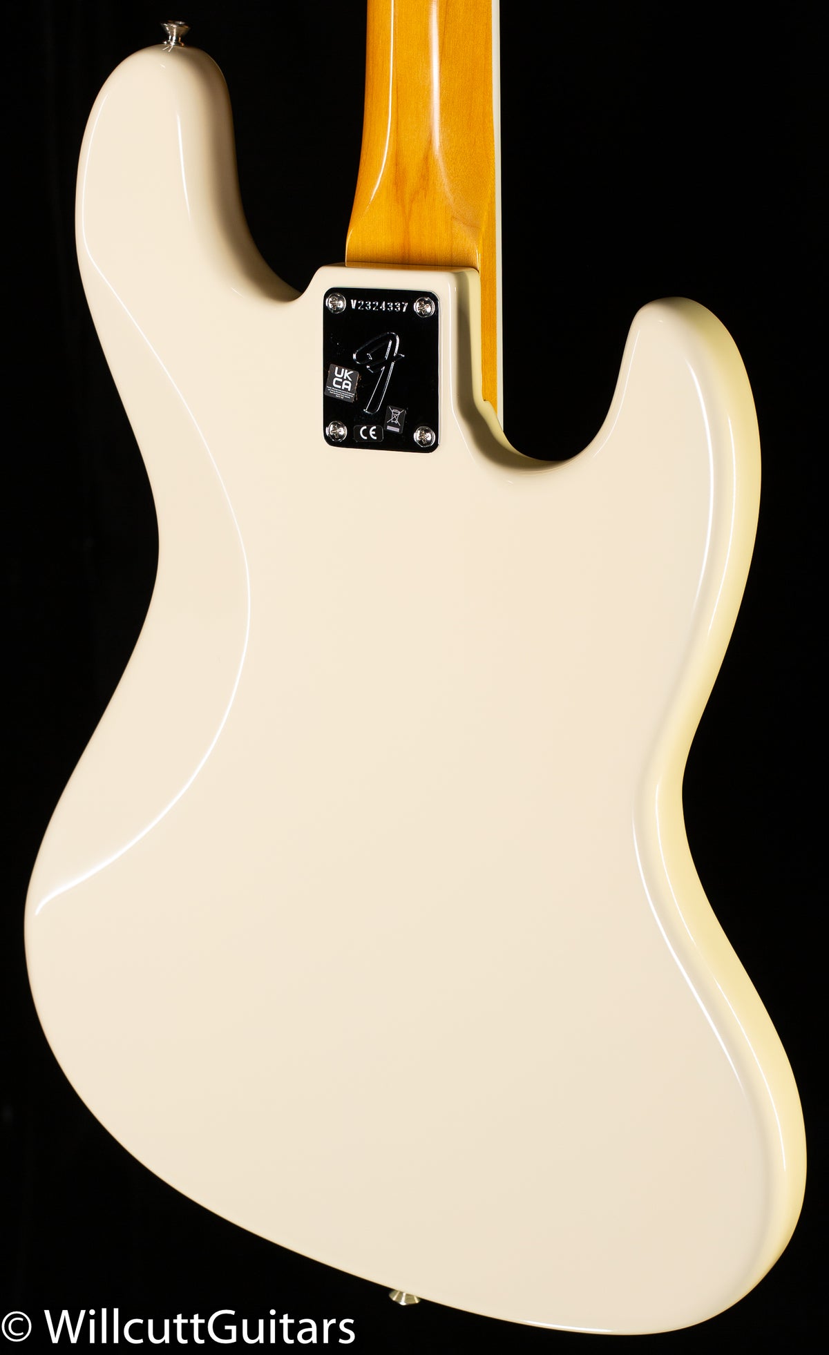 Fender American Vintage II 1966 Jazz Bass Rosewood Fingerboard Olympic White Left-Hand (337)