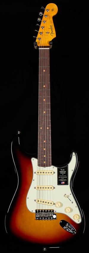 Fender American Vintage II 1961 Stratocaster, Rosewood Fingerboard, 3-Color Sunburst (458)