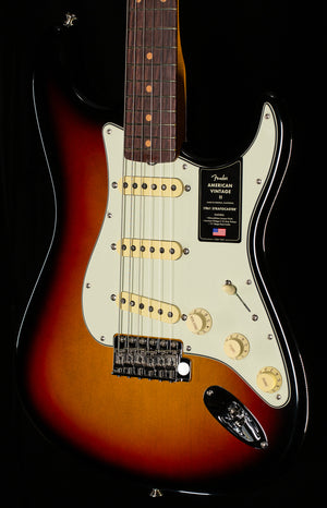 Fender American Vintage II 1961 Stratocaster, Rosewood Fingerboard, 3-Color Sunburst (458)