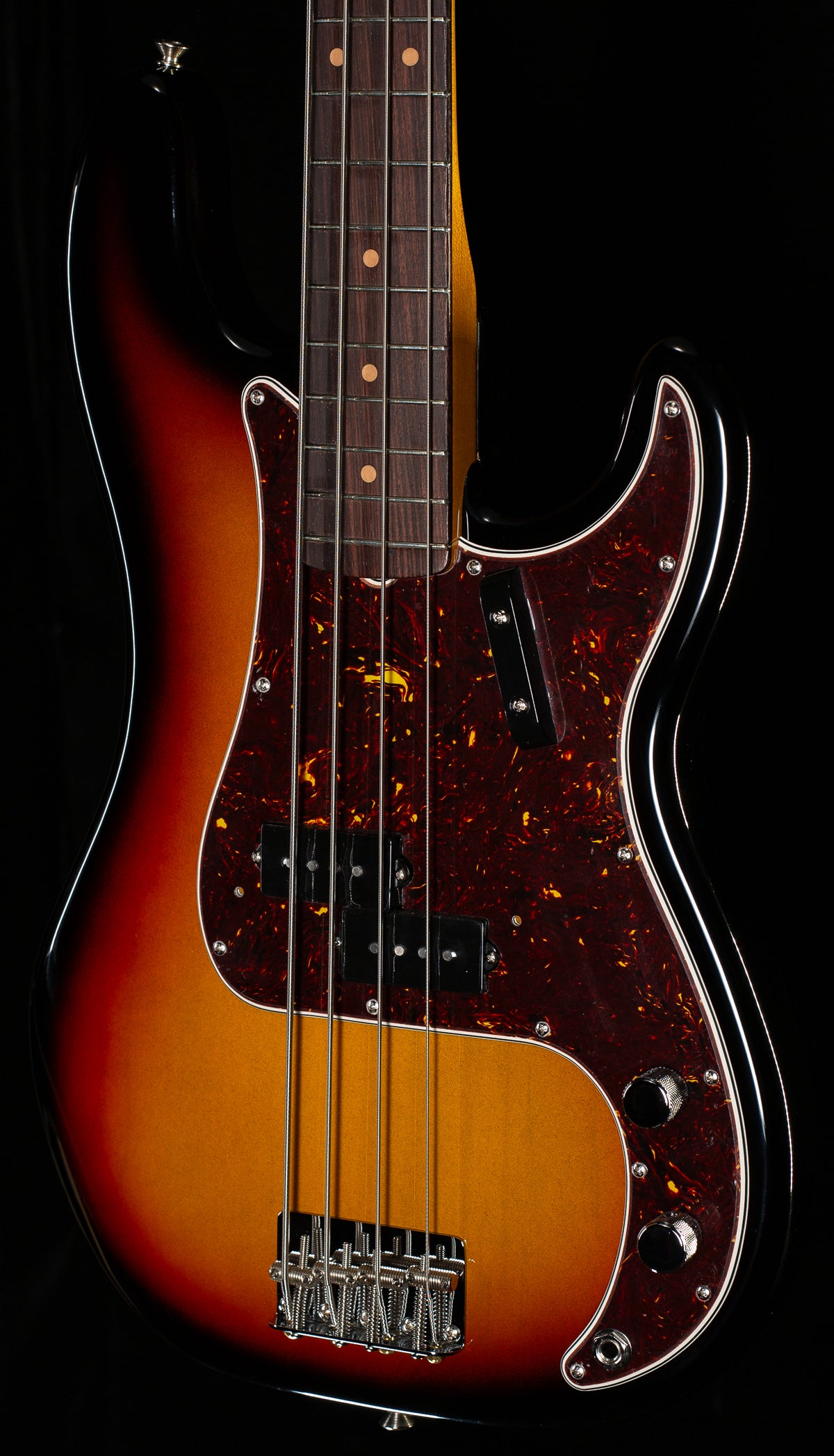 Fender American Vintage II 1960 Precision Bass Rosewood Fingerboard 3-Color Sunburst (746)