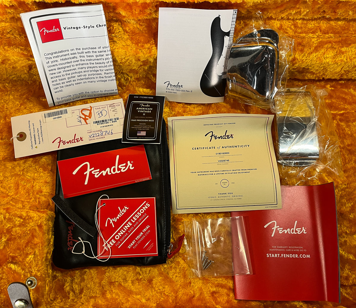 Fender American Vintage II 1960 Precision Bass Rosewood Fingerboard 3-Color Sunburst (746)