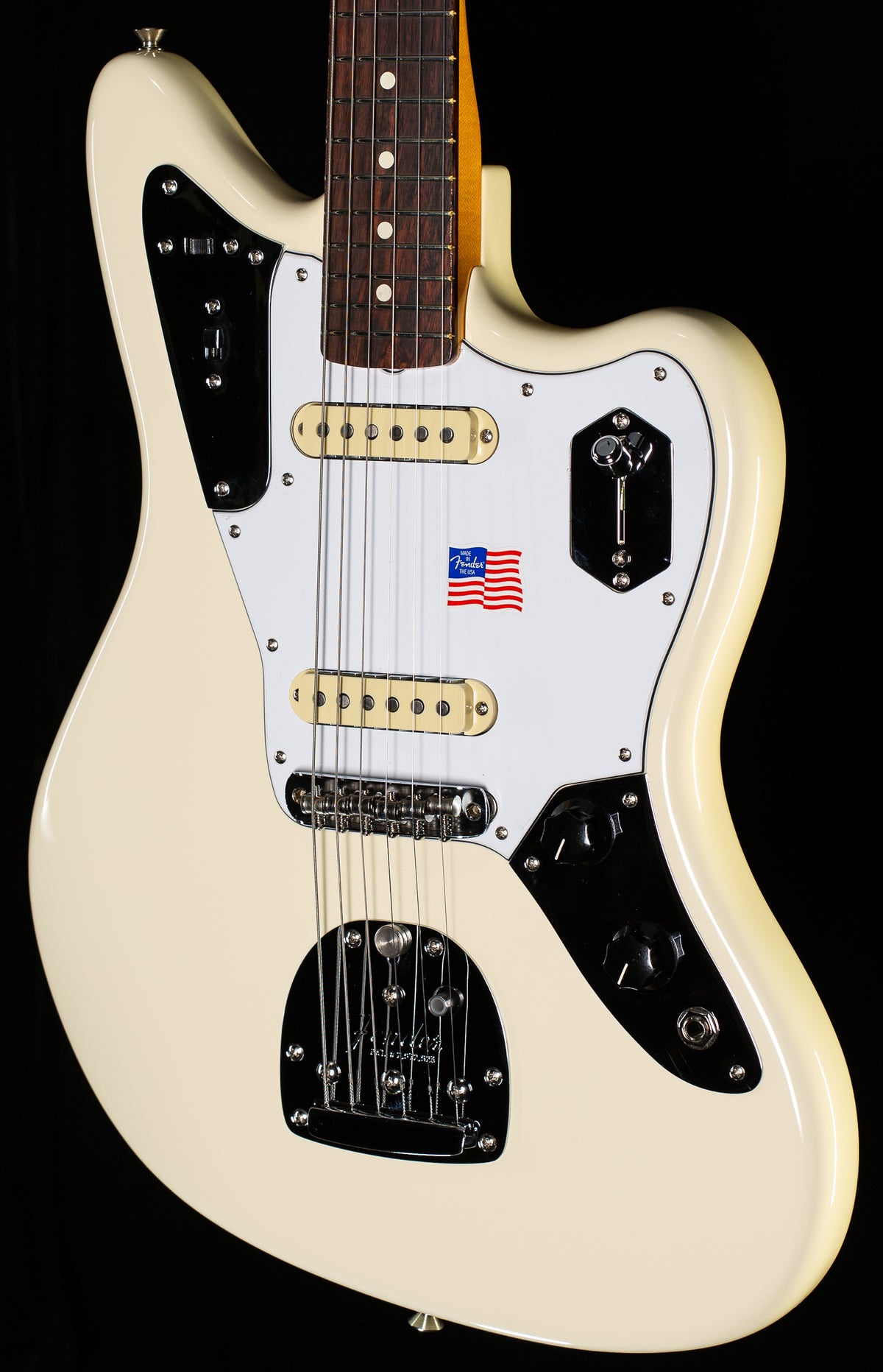 Fender Johnny Marr Jaguar Rosewood Fingerboard Olympic White (432)