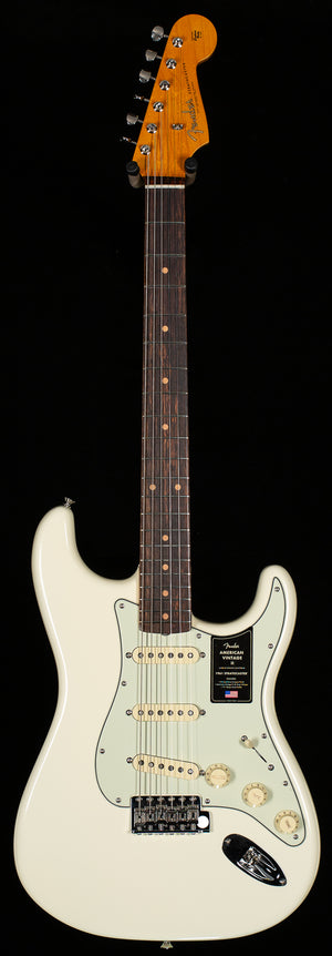 Fender American Vintage II 1961 Stratocaster Rosewood Fingerboard Olympic White (690)