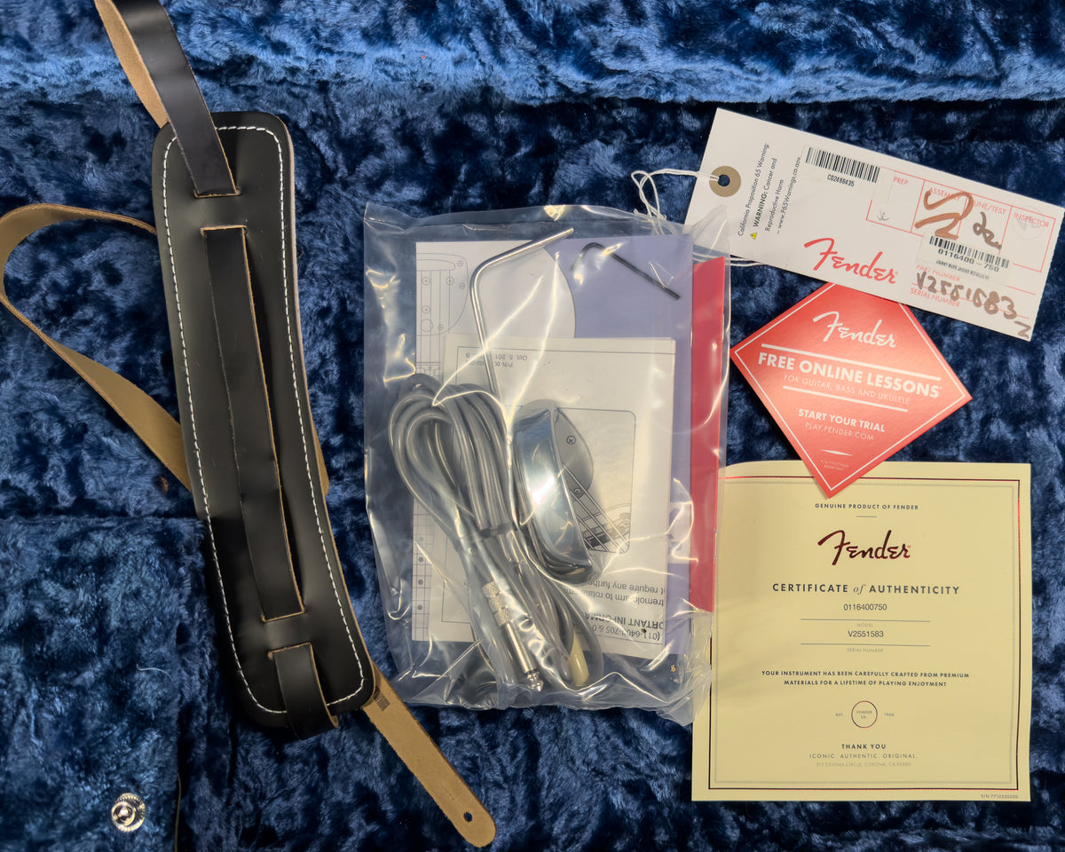 Fender Johnny Marr Jaguar Rosewood Fingerboard Metallic KO (583)