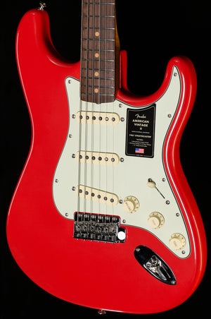 Fender American Vintage II 1961 Stratocaster Rosewood Fingerboard Fiesta Red (592)