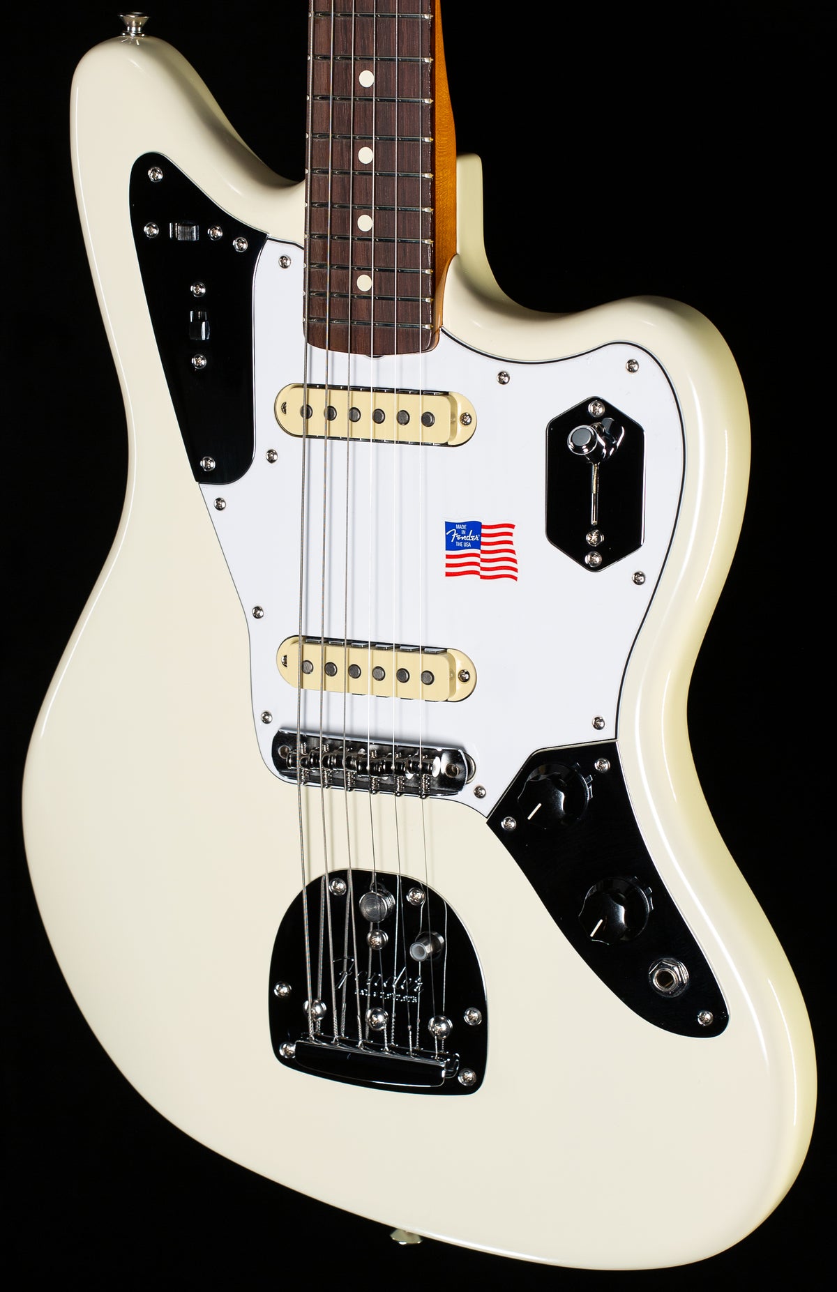 Fender Johnny Marr Jaguar Rosewood Fingerboard Olympic White (908)