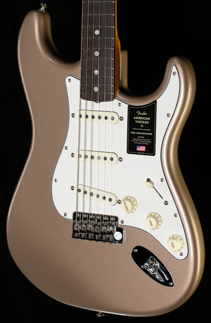 Fender American Vintage II 1965 Stratocaster Round-Lam Rosewood Fingerboard Shoreline Gold (085)