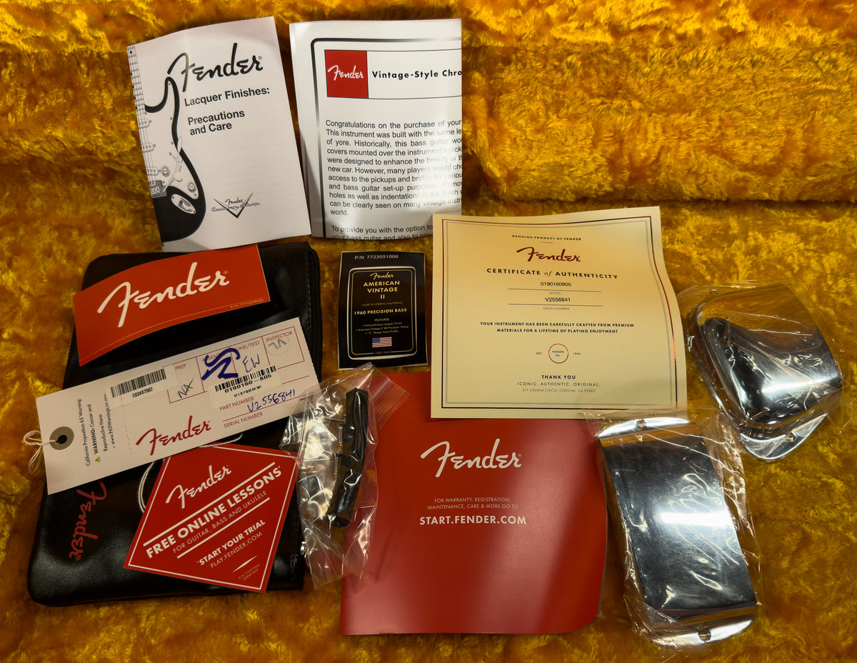 Fender American Vintage II 1960 Precision Bass Rosewood Fingerboard Olympic White (841)