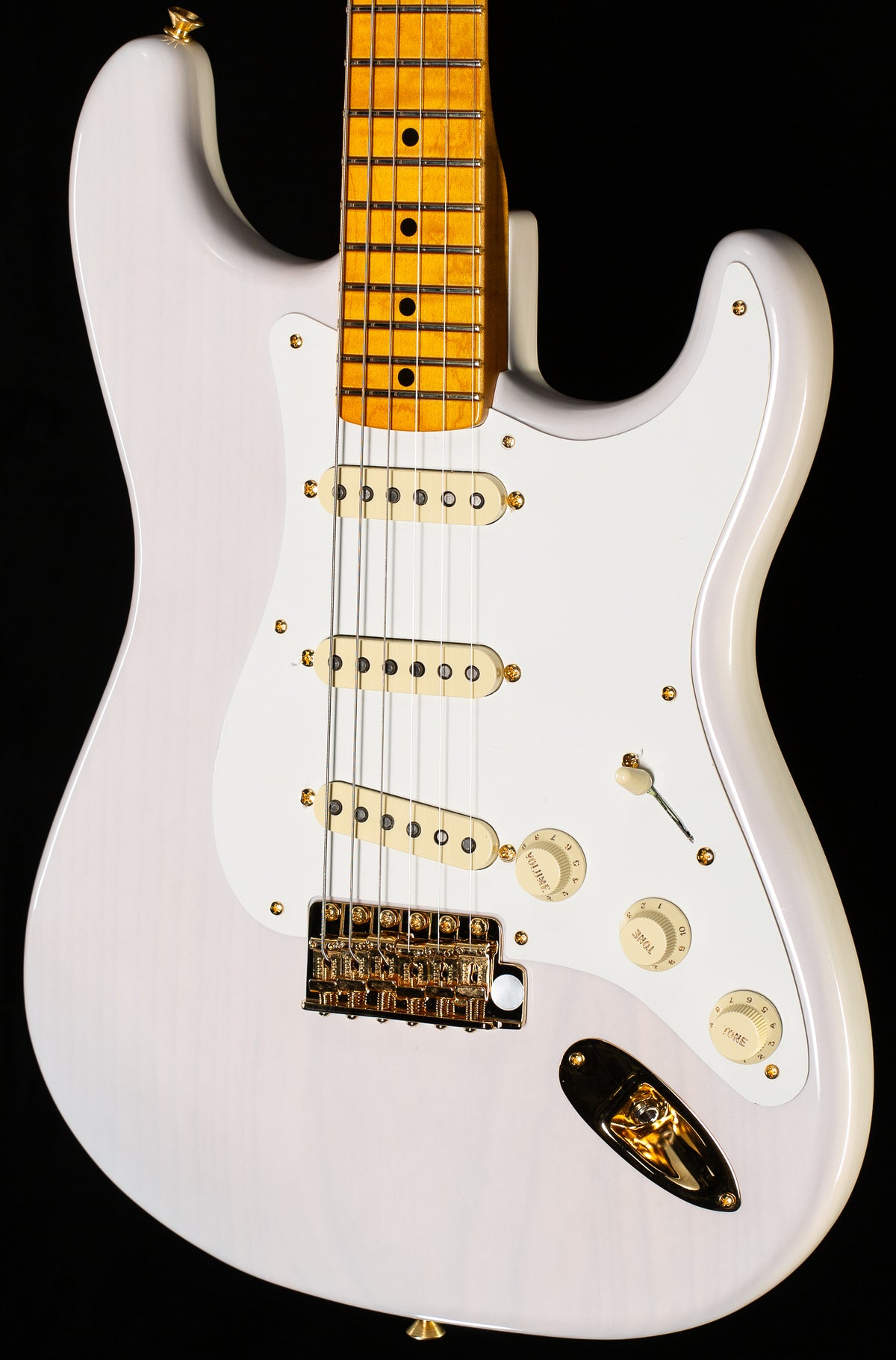 Fender Limited Edition American Vintage II 1957 Stratocaster Flame Maple Fingerboard White Blonde (976)