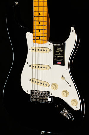 Fender American Vintage II 1957 Stratocaster Maple Fingerboard Black (570)