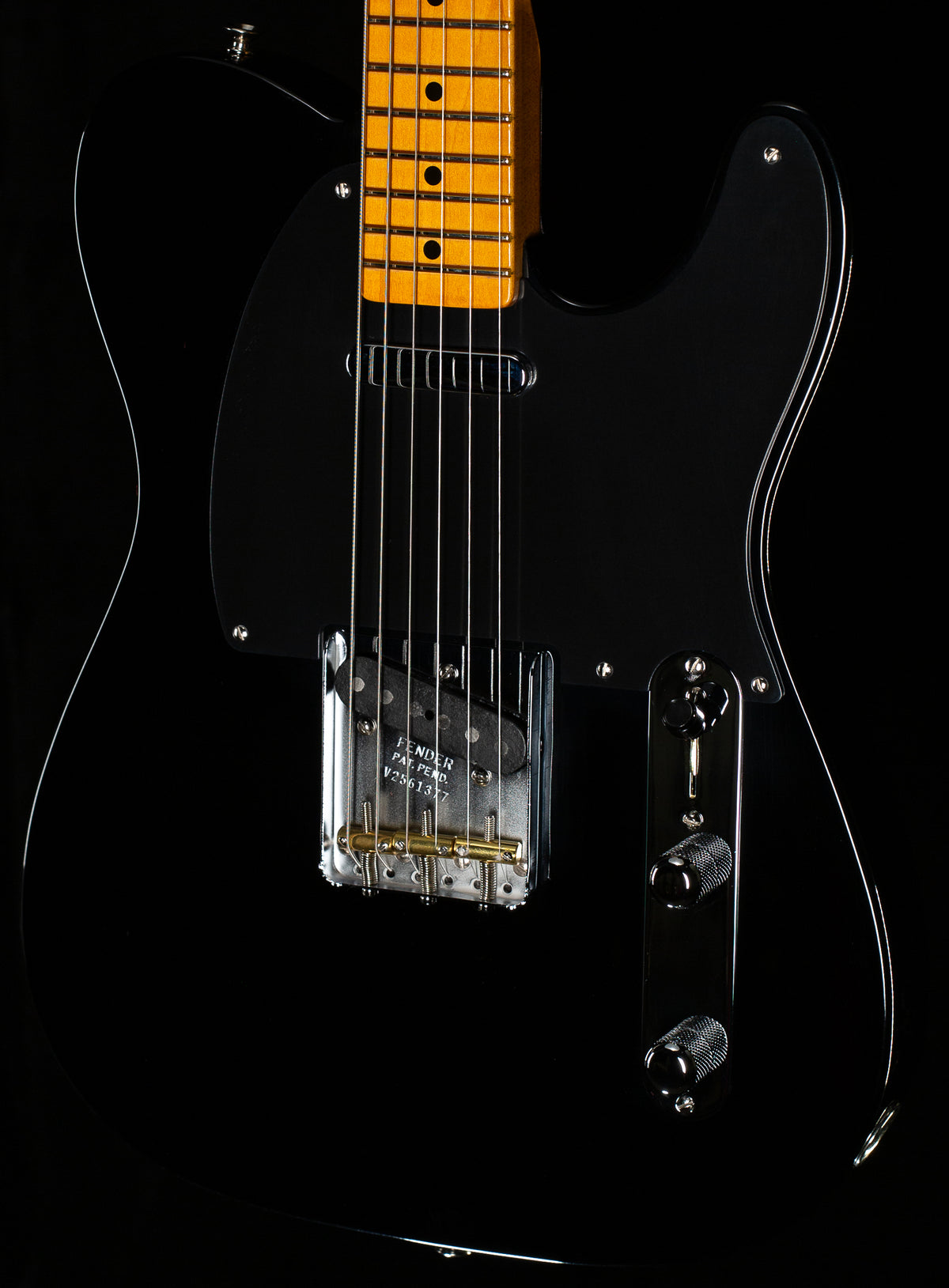 Fender Limited Edition American Vintage II 1951 Telecaster Flame Maple Fingerboard Black (377)