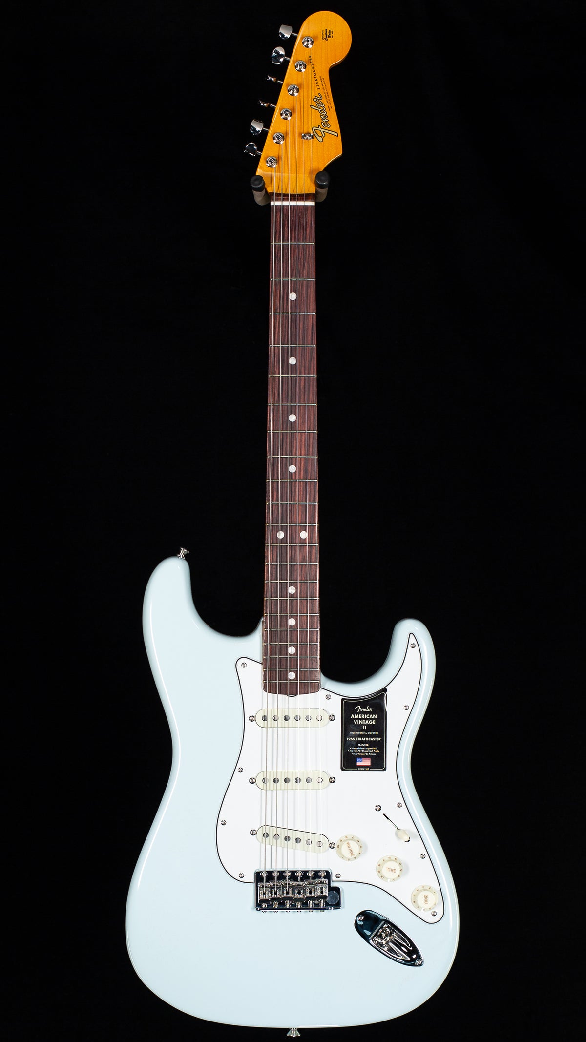 Fender American Vintage II 1965 Stratocaster Round-Lam Rosewood Fingerboard Sonic Blue (099)