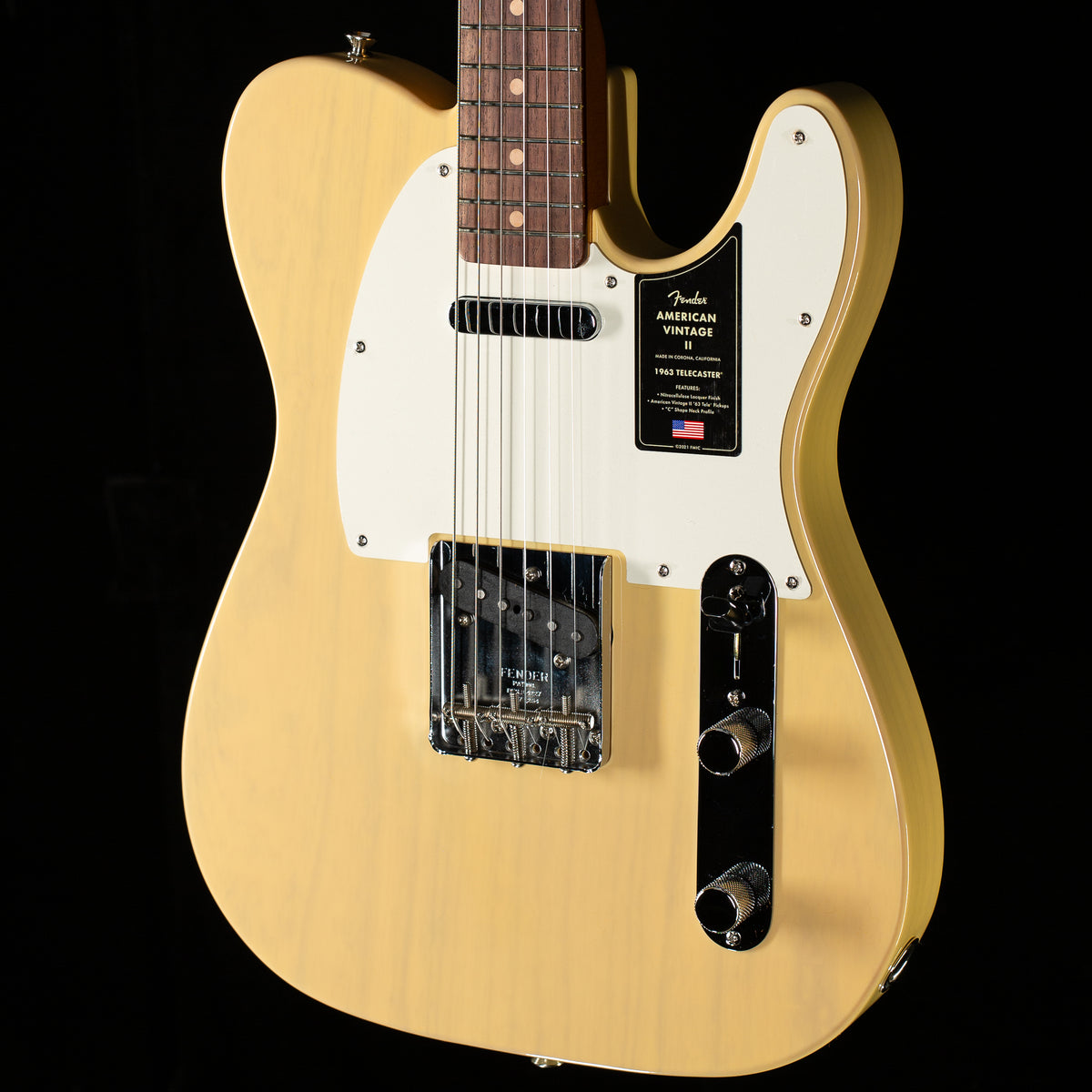 Fender American Vintage II 1963 Telecaster Rosewood Fingerboard Vintage Blonde (723)