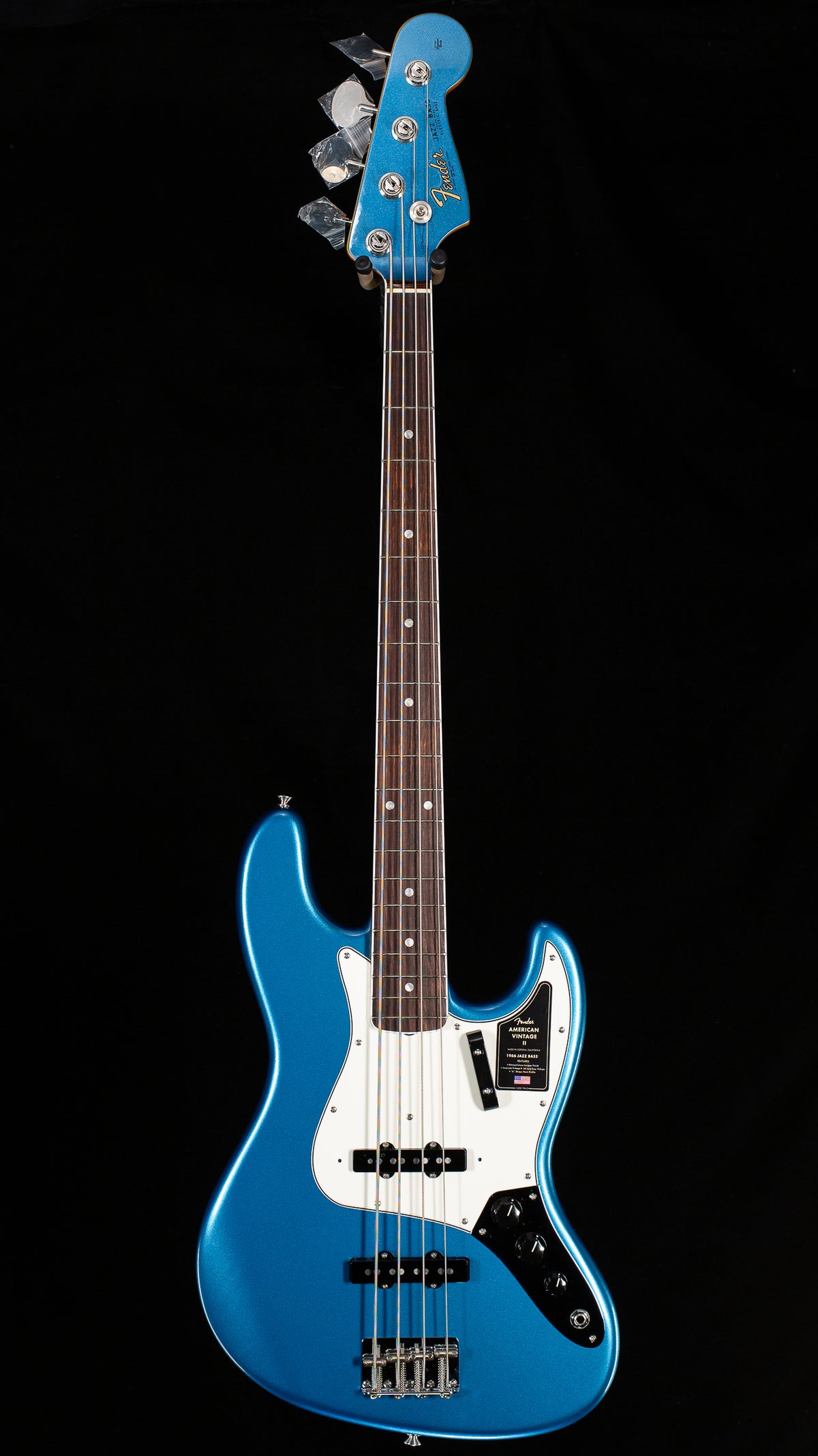 Fender American Vintage II 1966 Jazz Bass Rosewood Fingerboard Lake Placid Blue (697)