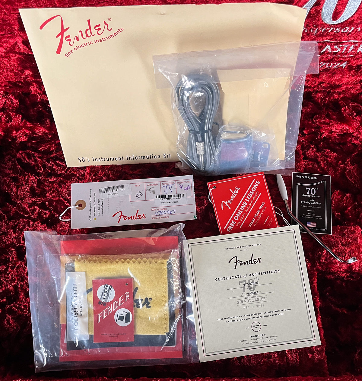 Fender 70th Anniversary American Vintage II 1954 Stratocaster, Maple Fingerboard, 2-Color Sunburst