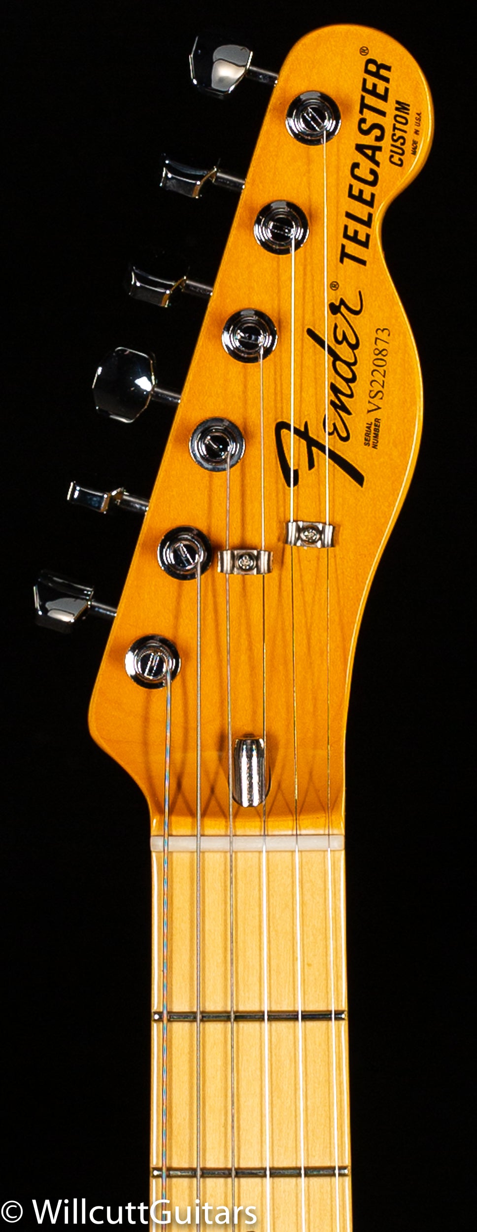 Fender American Vintage II 1977 Telecaster Custom Maple Fingerboard Black (873)