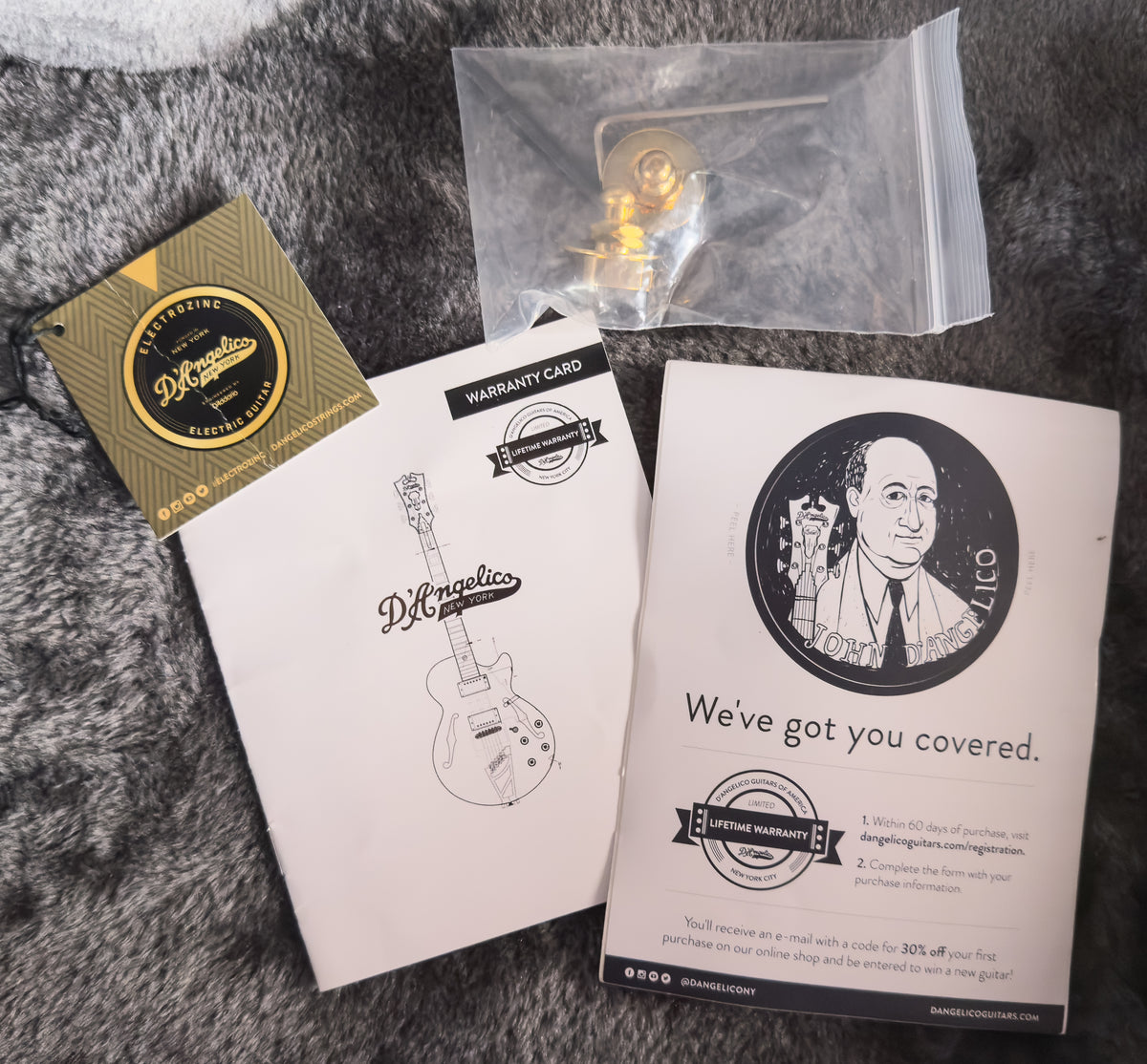 2022 D&#39;Angelico Excel 59 Black Dog