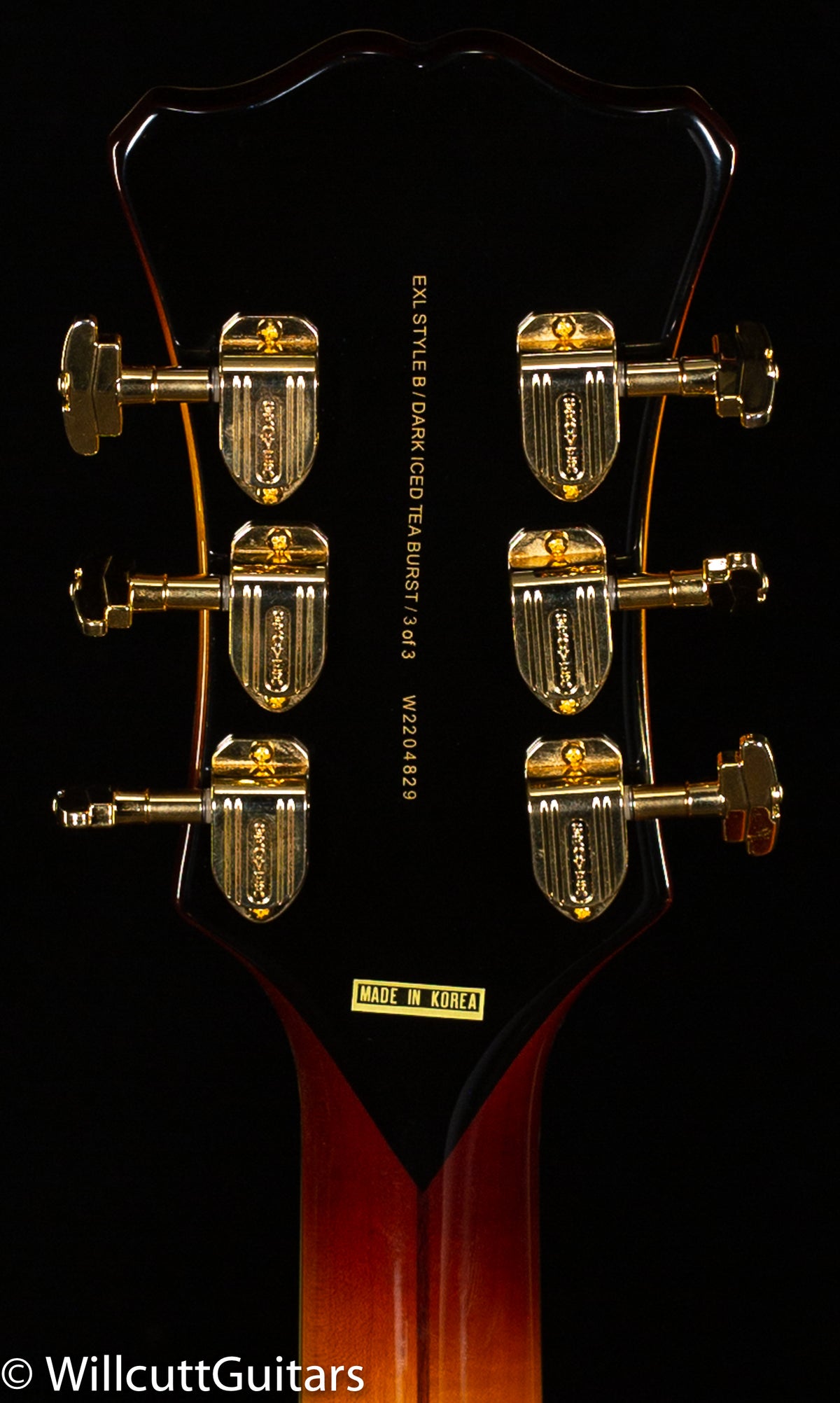 D&#39;Angelico Excel Style B Legacy Dark Iced Tea Burst (829)