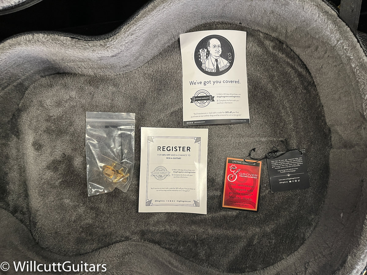 D&#39;Angelico Excel Style B Legacy Dark Iced Tea Burst (829)