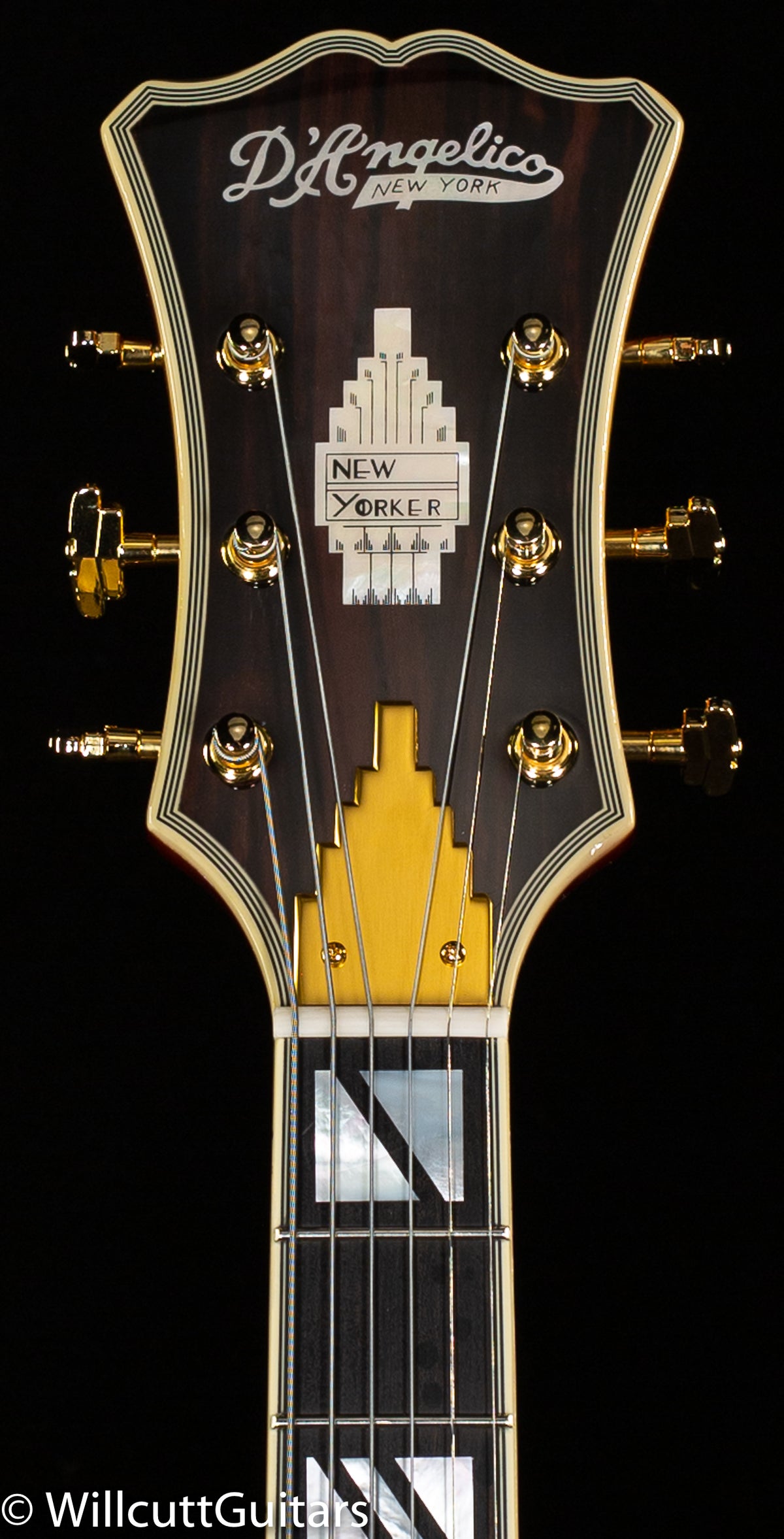 D&#39;Angelico Excel New Yorker Legacy Dark Iced Tea Burst (836)