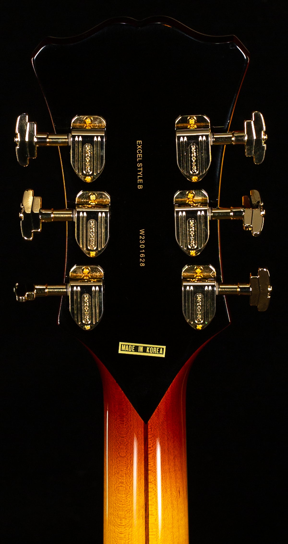 D&#39;Angelico Excel Style B Legacy Dark Iced Tea Burst (628)