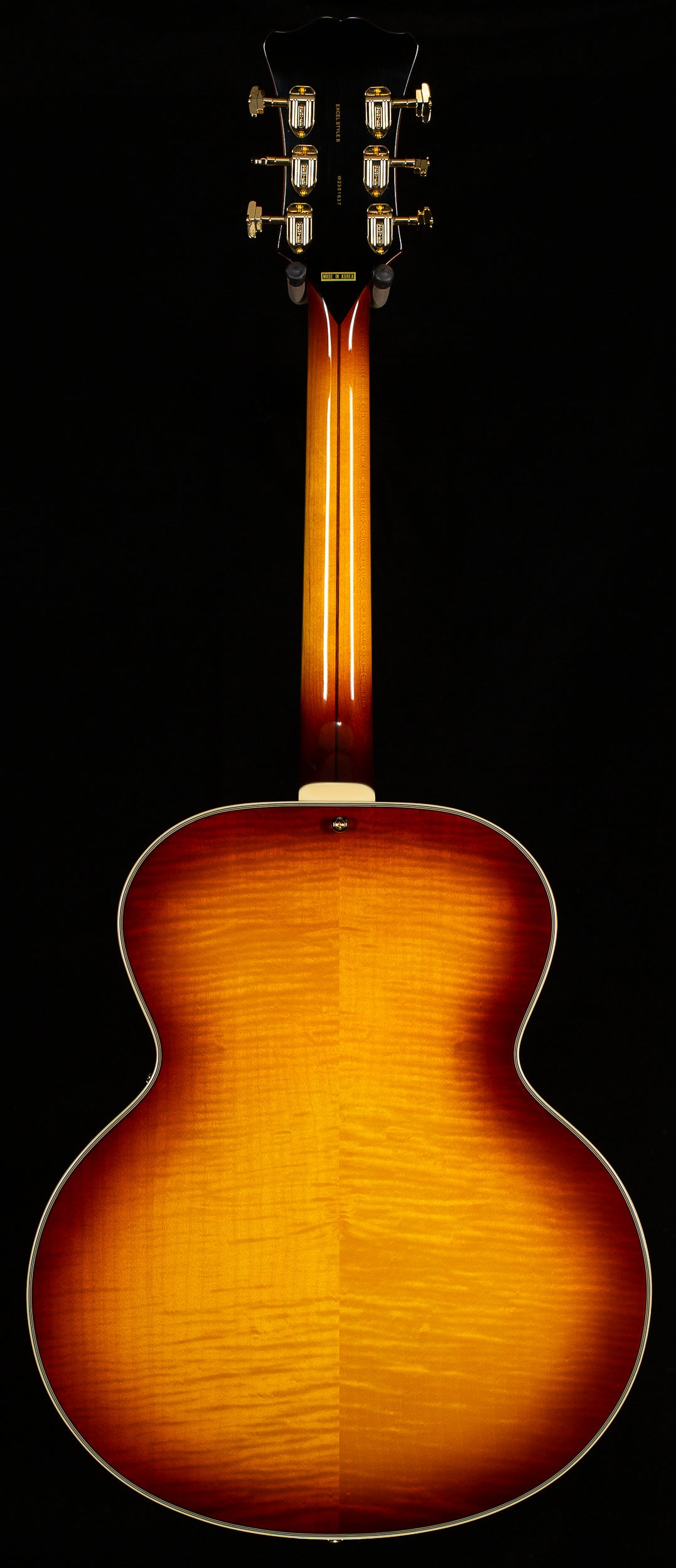 D&#39;Angelico Excel Style B Legacy Dark Iced Tea Burst (637)