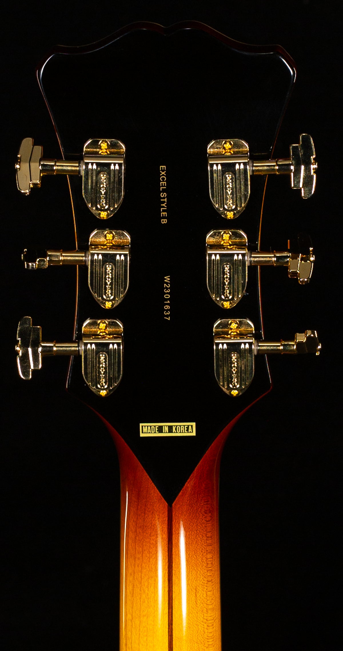 D&#39;Angelico Excel Style B Legacy Dark Iced Tea Burst (637)