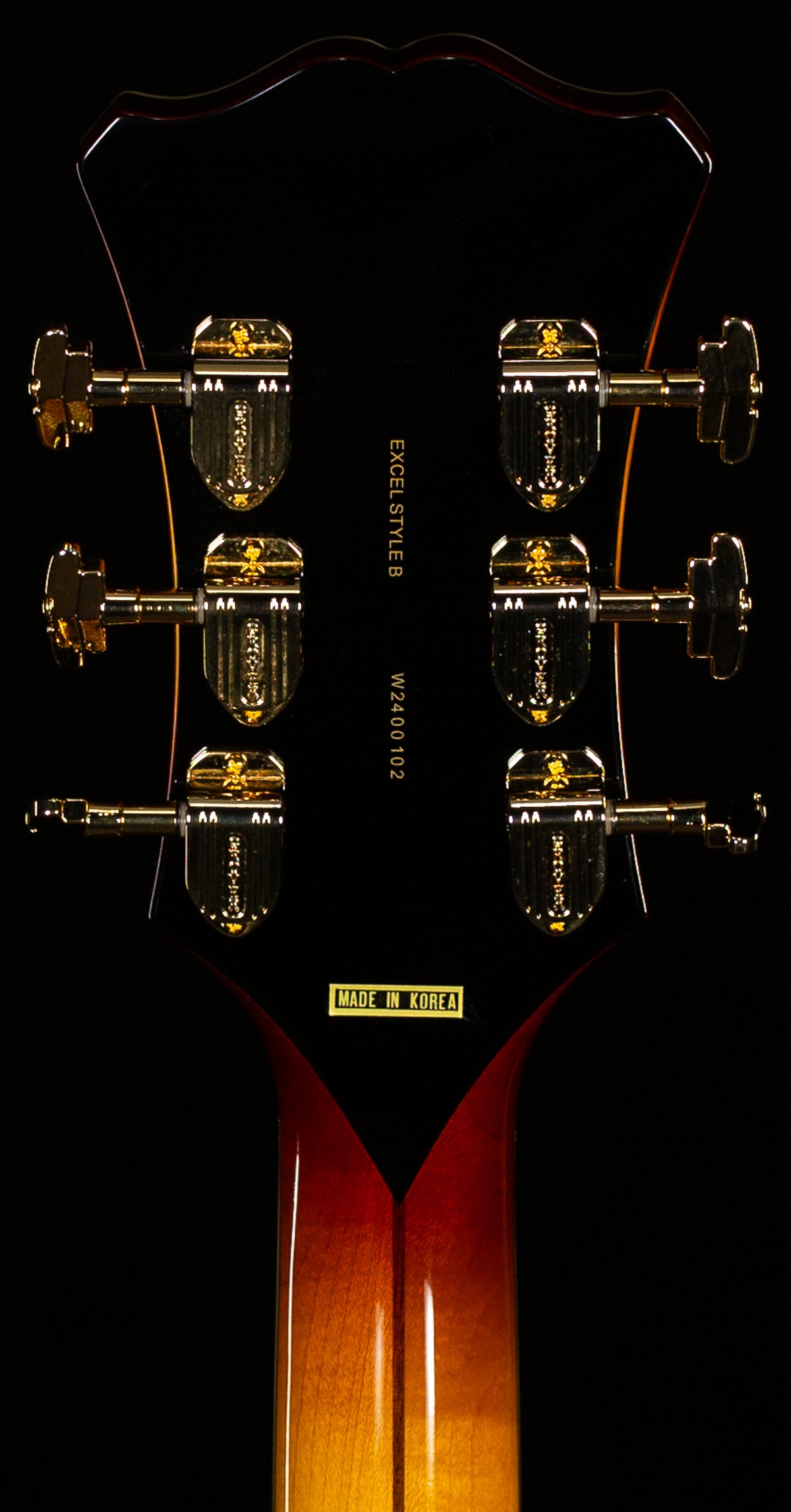 D&#39;Angelico Excel Style B Dark Iced Tea Burst (102)