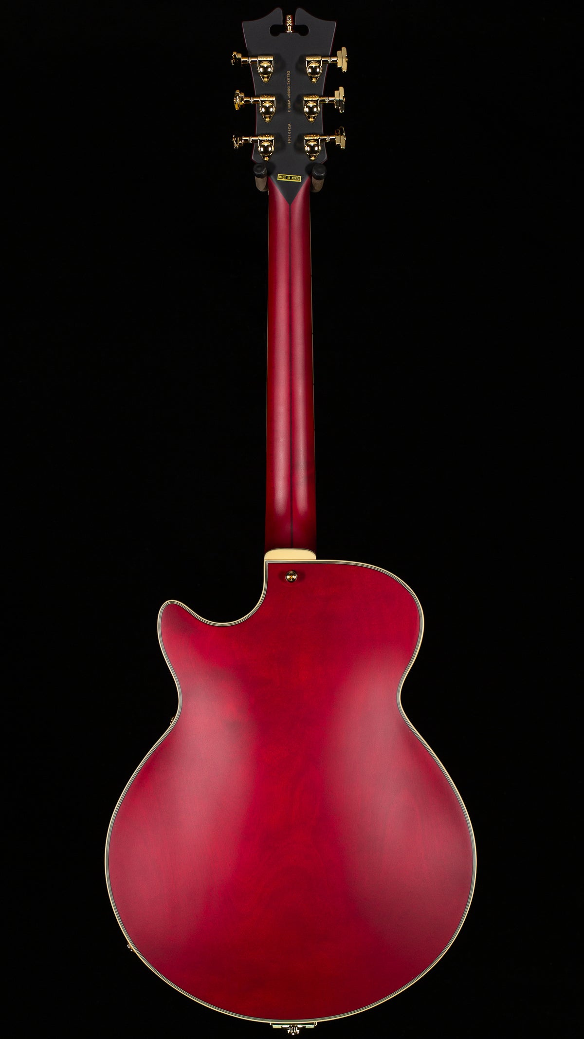 D&#39;Angelico Deluxe Bobby Weir 3 Satin Trans Wine (368)