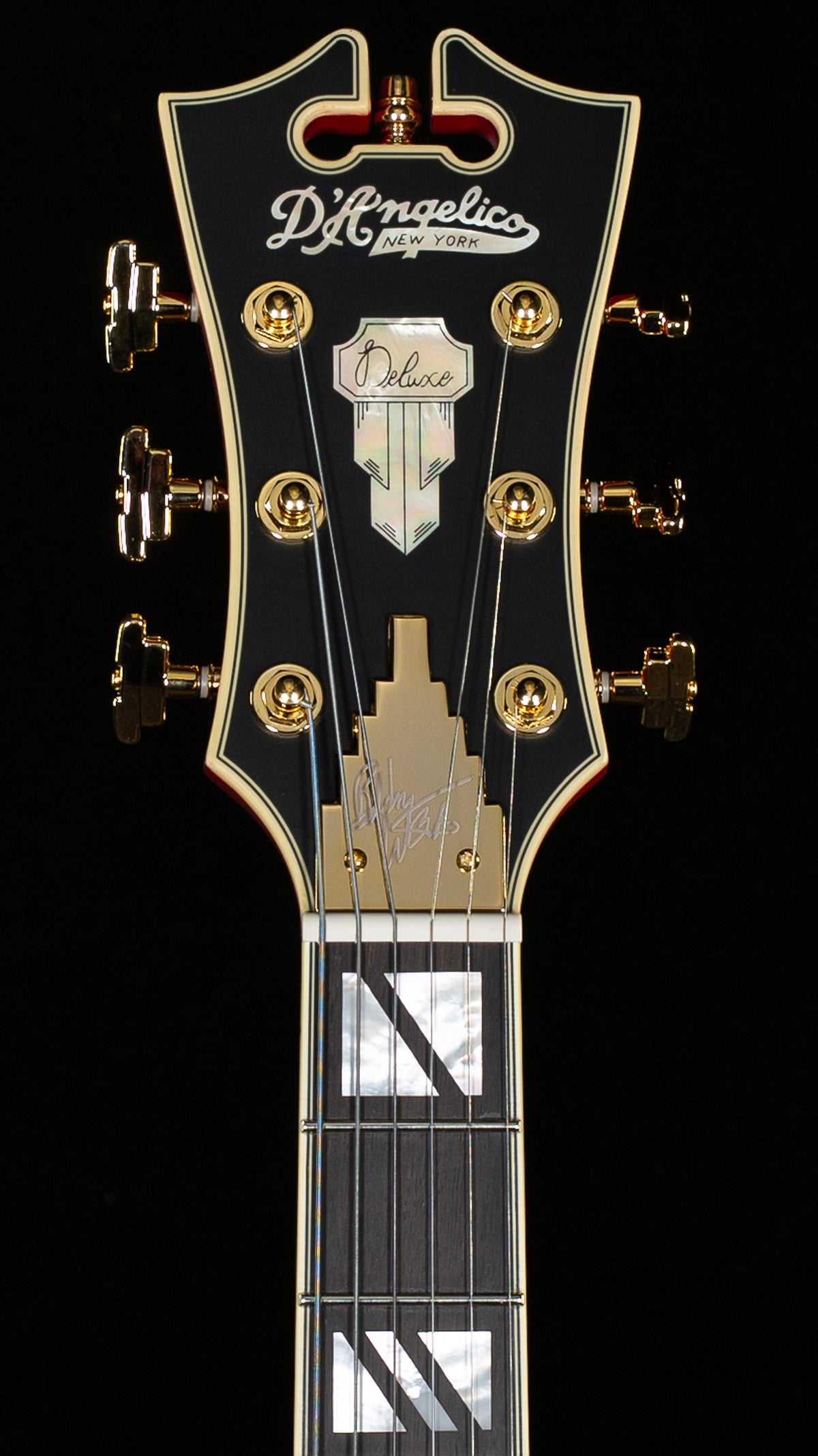 D&#39;Angelico Deluxe Bobby Weir 3 Satin Trans Wine (368)