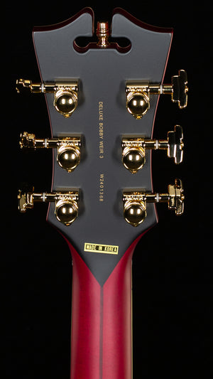 D'Angelico Deluxe Bobby Weir 3 Satin Trans Wine (368)
