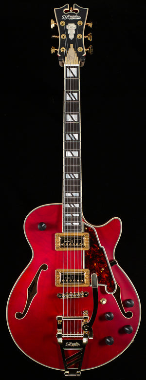 D'Angelico Deluxe Bobby Weir 3 Satin Trans Wine (375)