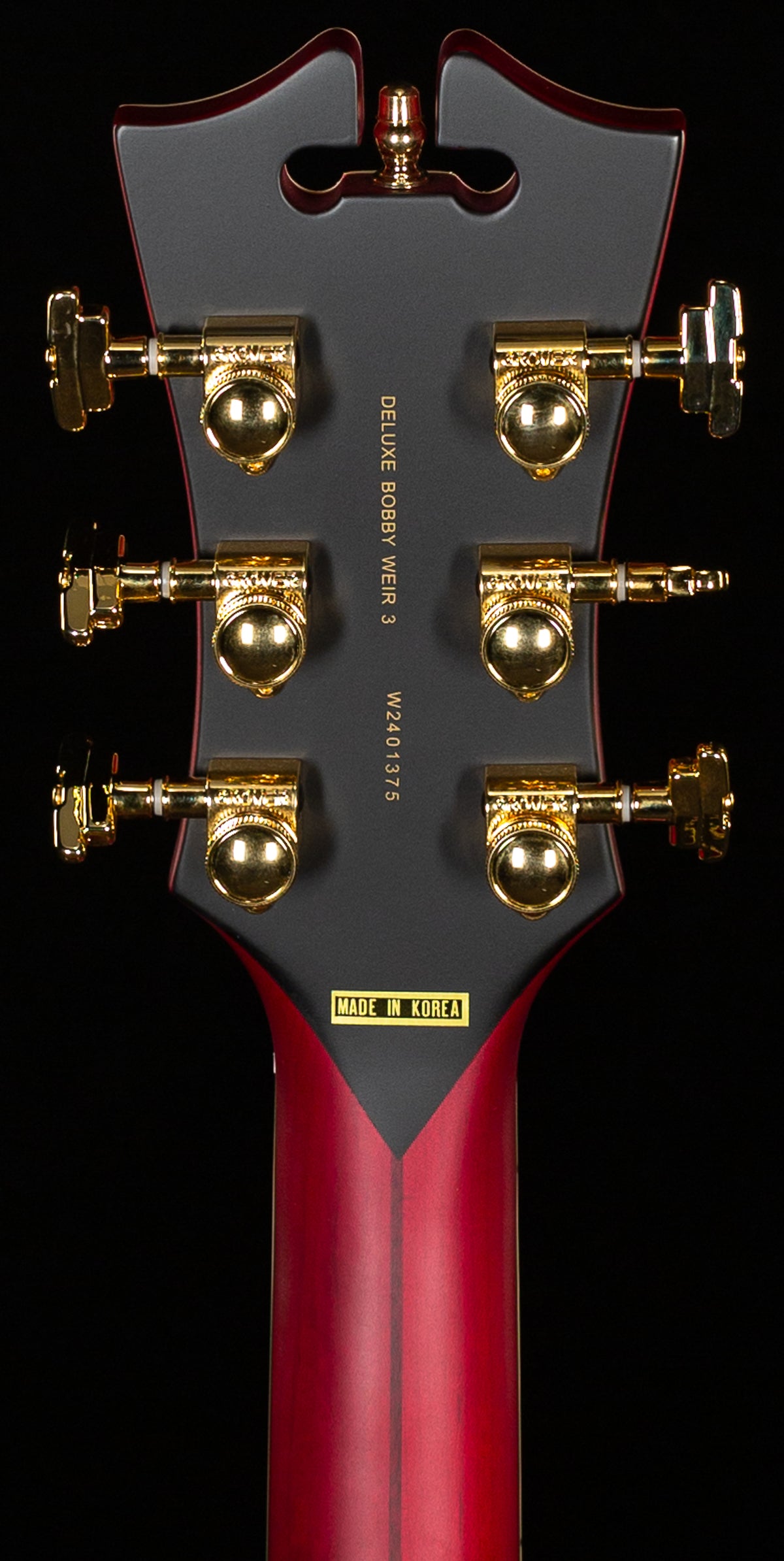 D&#39;Angelico Deluxe Bobby Weir 3 Satin Trans Wine (375)