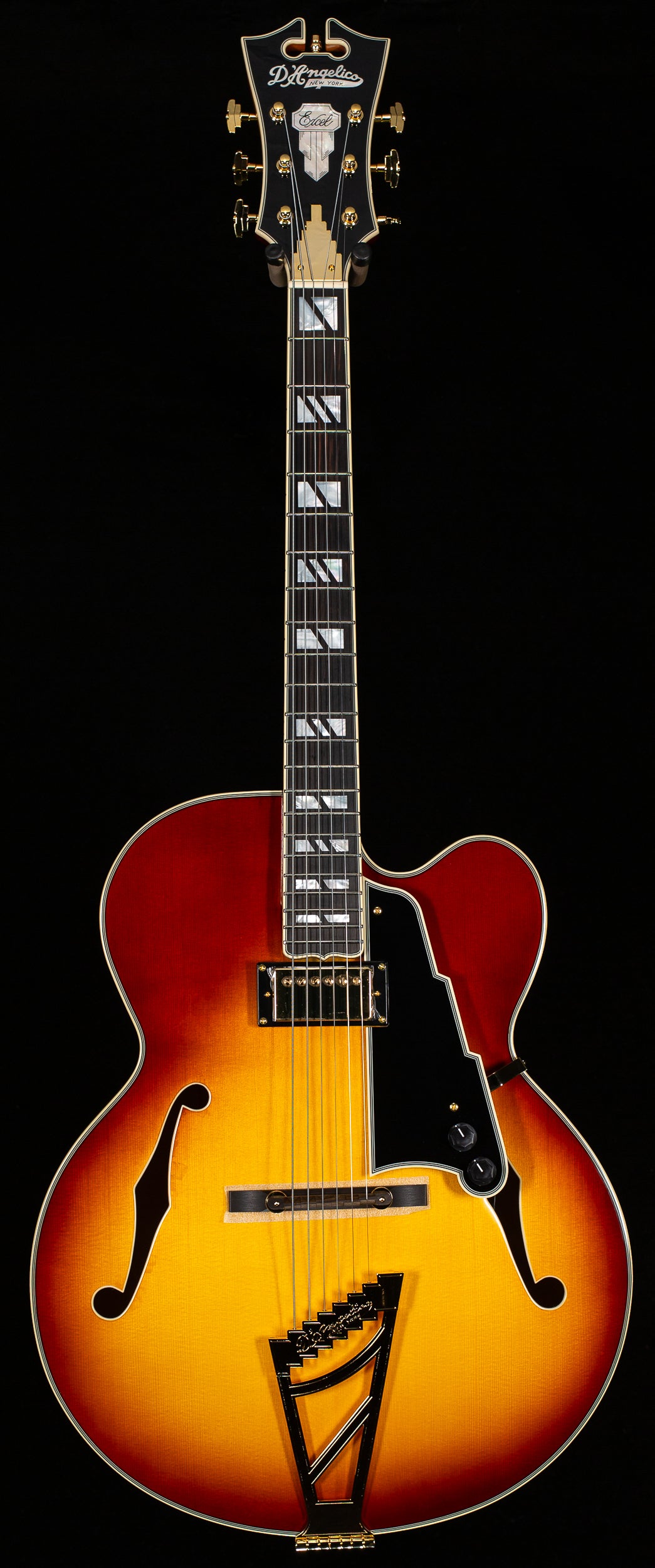 D&#39;Angelico Excel EXL-1 Dark Iced Tea Burst Demo (587)