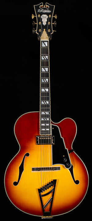 D'Angelico Excel EXL-1 Dark Iced Tea Burst Demo (587)